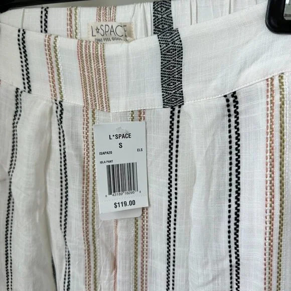 L Space Isla Pants El Camino Stripe Size Small - Picture 8 of 15